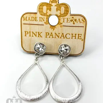 Textured Teardrop Earrings