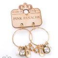 Circle Charm Earrings