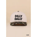 Dilly Dally Camo Mesh Snapback Hat