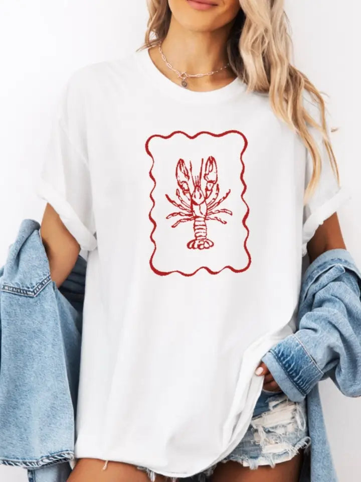 Lobster Doodle Tee