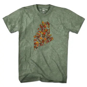 Maine Foliage Graphic Tee