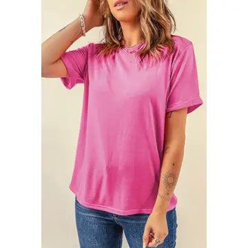 Butter Soft Pink Tee