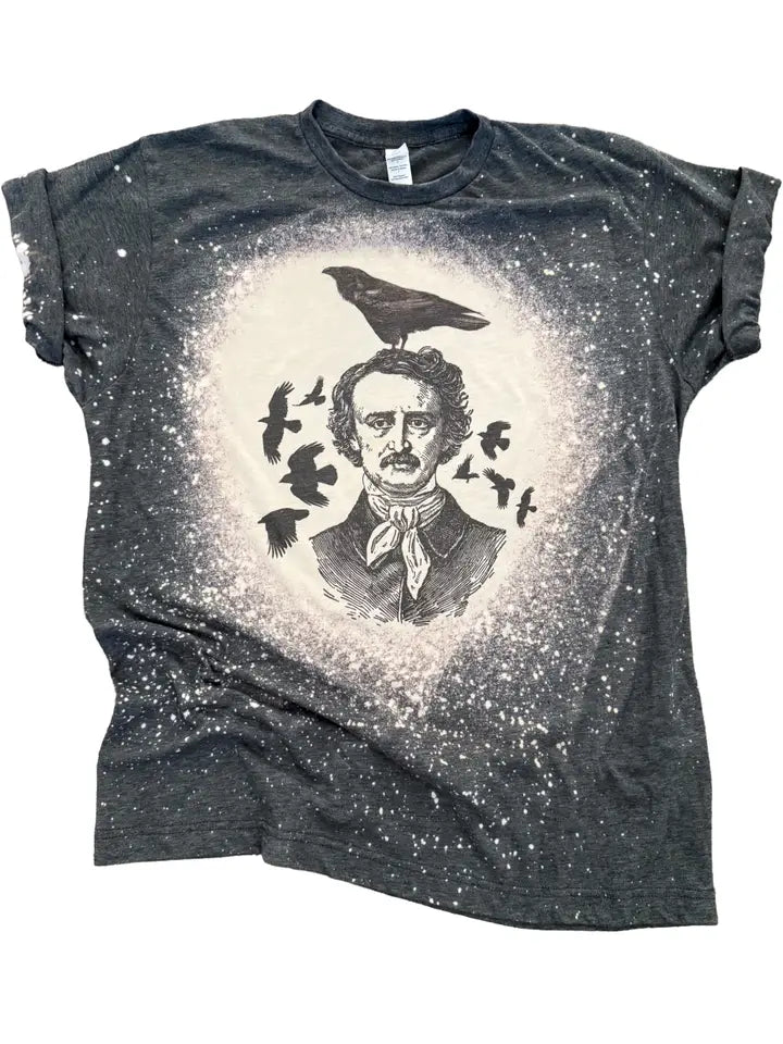 Poe Raven Bleached Tee