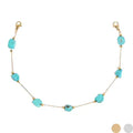 Silver Turquoise Trucker Hat Chain
