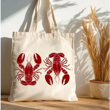 Twin Lobsters Tote
