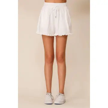 White French Terry Shorts