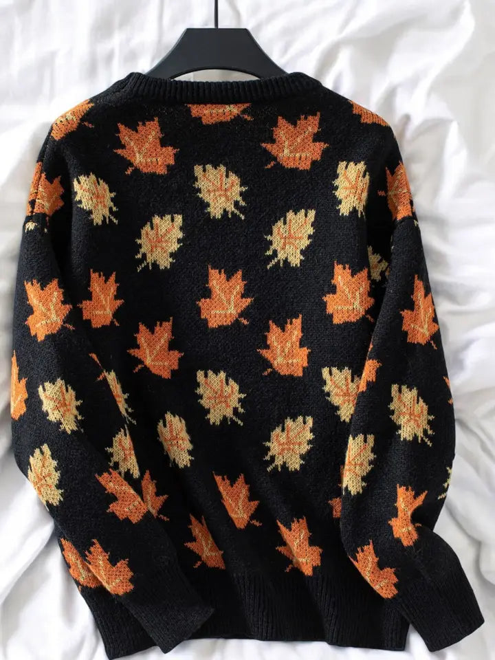 Autumn Leaves Sweater