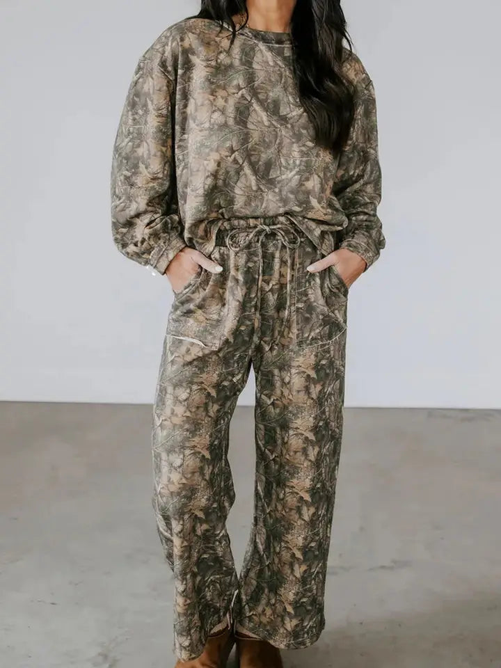 Cozy Camo Lounge Set