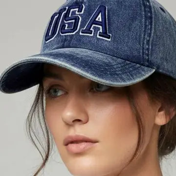 Vintage Wash USA Baseball Cap