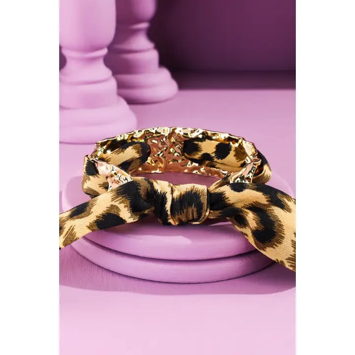 Leopard Scarf Cuff