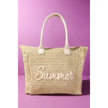 Summer Woven Tote