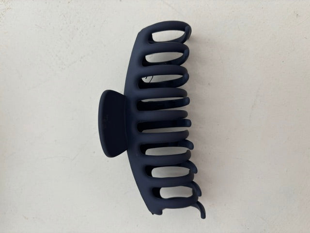 Navy Matte Claw Clip