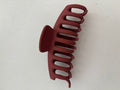 Burgundy Claw Clip