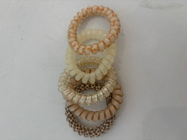 Assorted Coil Hair Tie Set