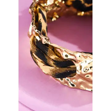 Leopard Scarf Cuff