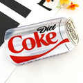 Diet Cola Claw Clip shaped like a miniature silver diet cola can with red logo lettering and pull-tab detail