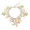 Coastal Shell Charm Bracelet
