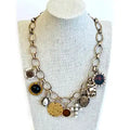 Vintage Multi Charm Necklace