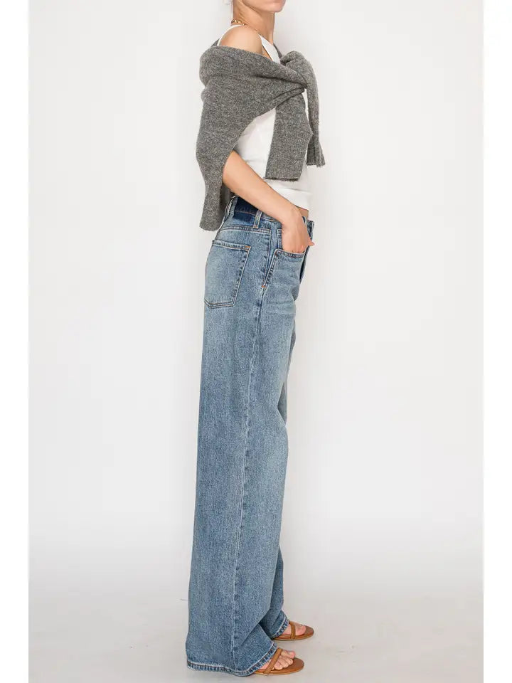 High Rise 90's Straight Leg Jeans