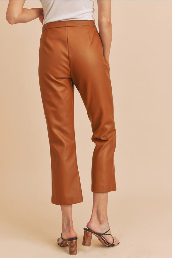 Vegan Leather Dress Pants