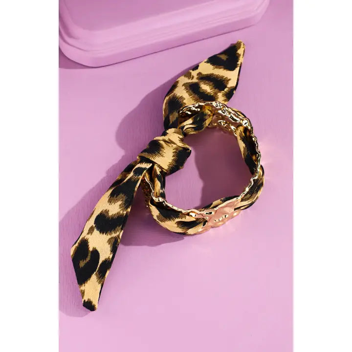 Leopard Scarf Cuff