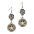 Double Shotgun Shell Earrings