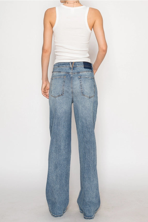 High Rise 90's Straight Leg Jeans