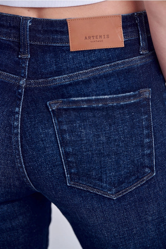 Artemis Vintage Dark Wash Skinny Jeans