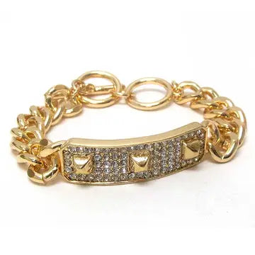 Crystal Spike Bracelet