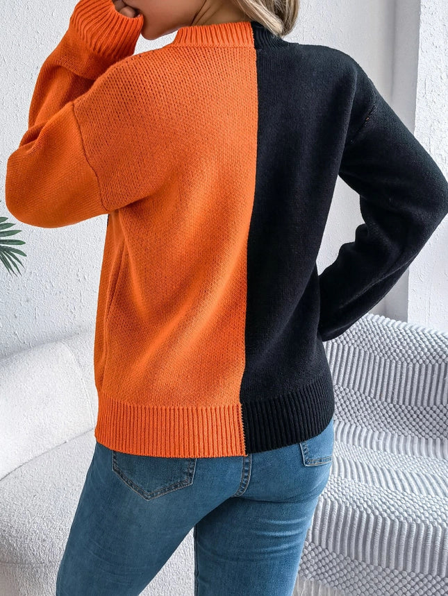 Split Face Jack Sweater