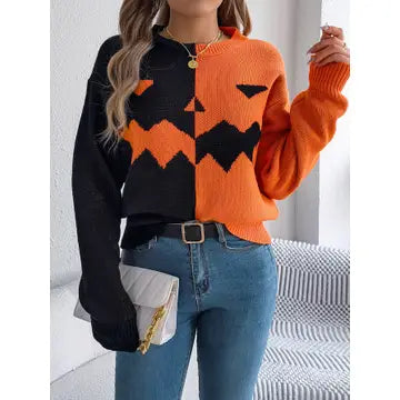 Split Face Jack Sweater
