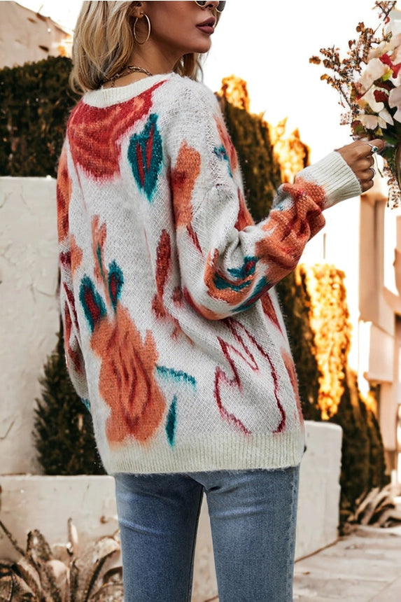 Western Blooms Sweater